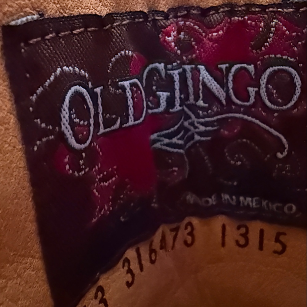 Old Gringo Red Embroidered Cowboy Boots - Picture 9 of 9